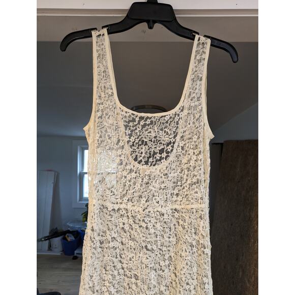 Doen Reverie Lace Ivory Sleeveless Maxi Dress Small - Picture 4 of 12